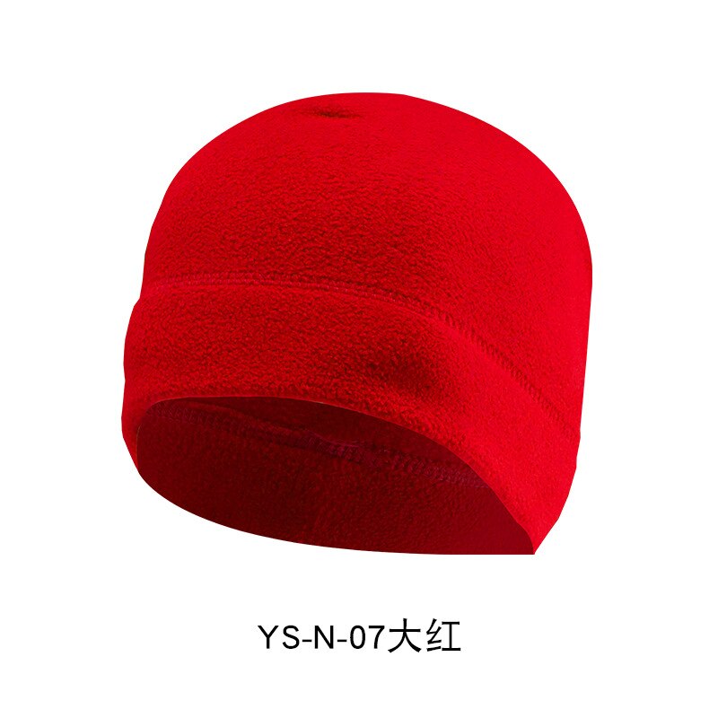 Casquette polaire extérieure, automne hiver laine mélanges doux bonnet tricoté hommes femmes chapeaux Ski casquettes bonnets couleur unie 12 couleurs: G