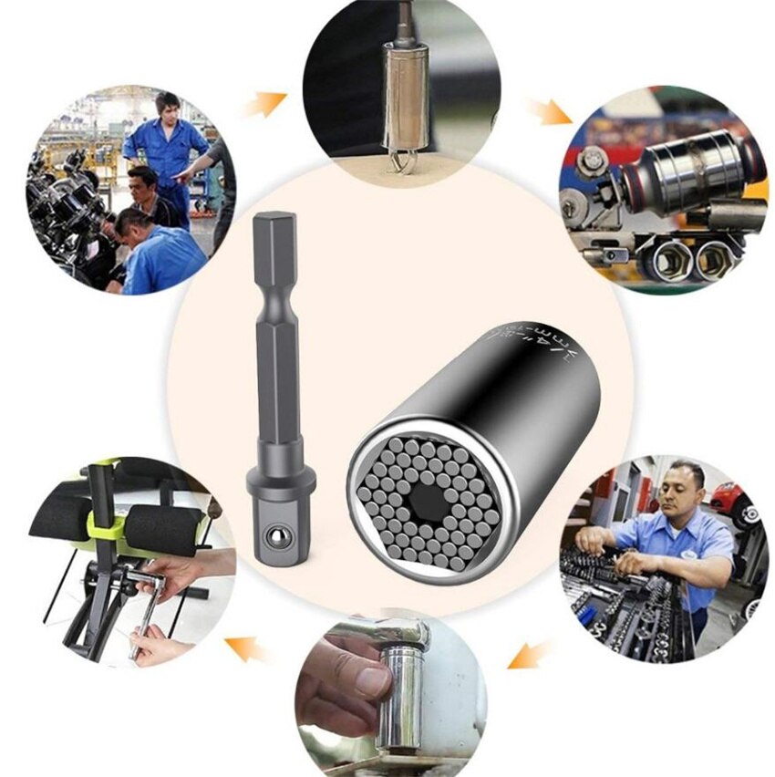 Drehmoment Schlüssel Leiter einstellen Buchse Hülse in Schlüssel 7-19mm Schlüssel Schlüssel Magie Tragbare Multi Hand Werkzeuge Universal- Hardware-