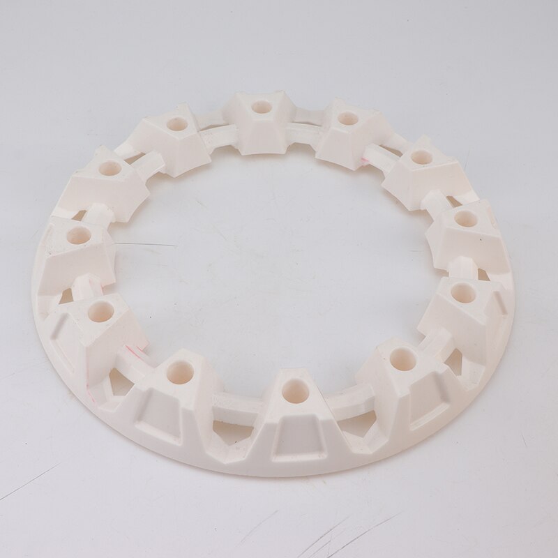 2Pcs 7-inch ATV Wheel Trim Hub Protection Decor Rim Cap Universal Vehicle All Terrain wheel Plastic Cover fit to 7 inch tires: white