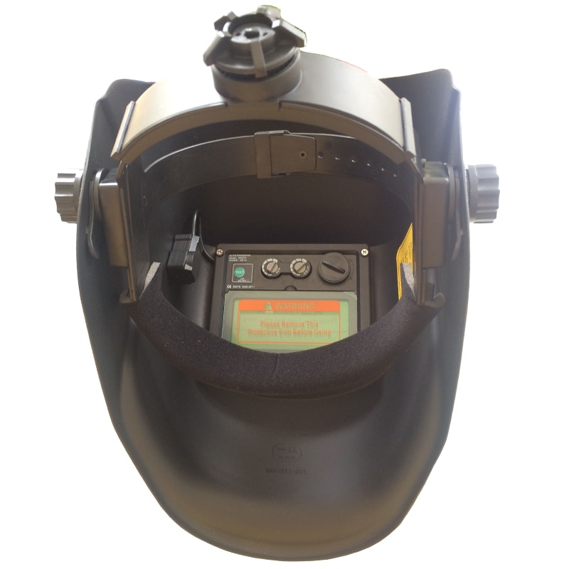 1pc Tig Mig Arc Argon Welding Filter Lens Glass Auto Darkening Battery CR2032 Replaceable Self Check Function Low Power Warning