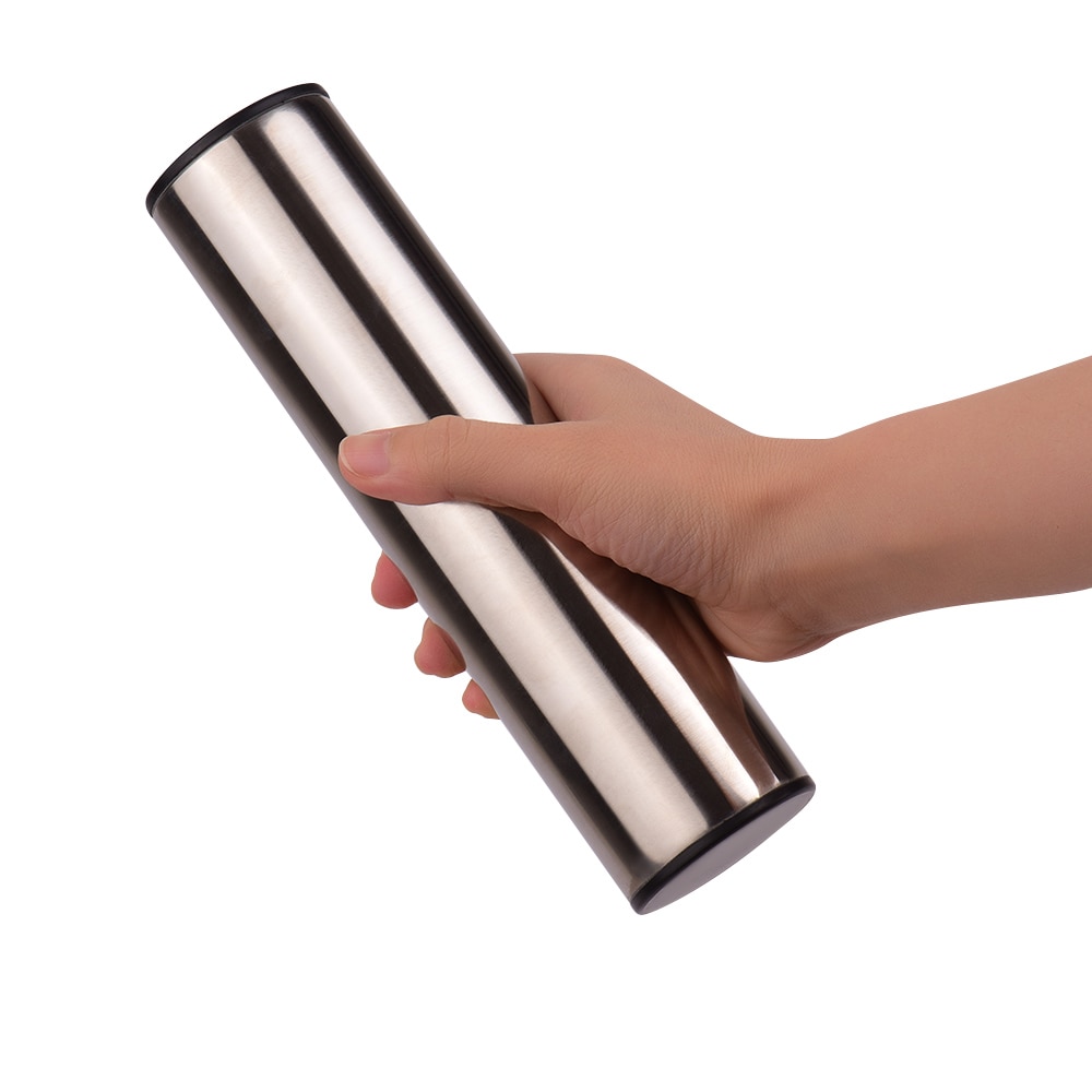 Cylinder Sand Shaker Rhythm Musical Toy Stainless Steel Percussion Instruments for Kids Adults