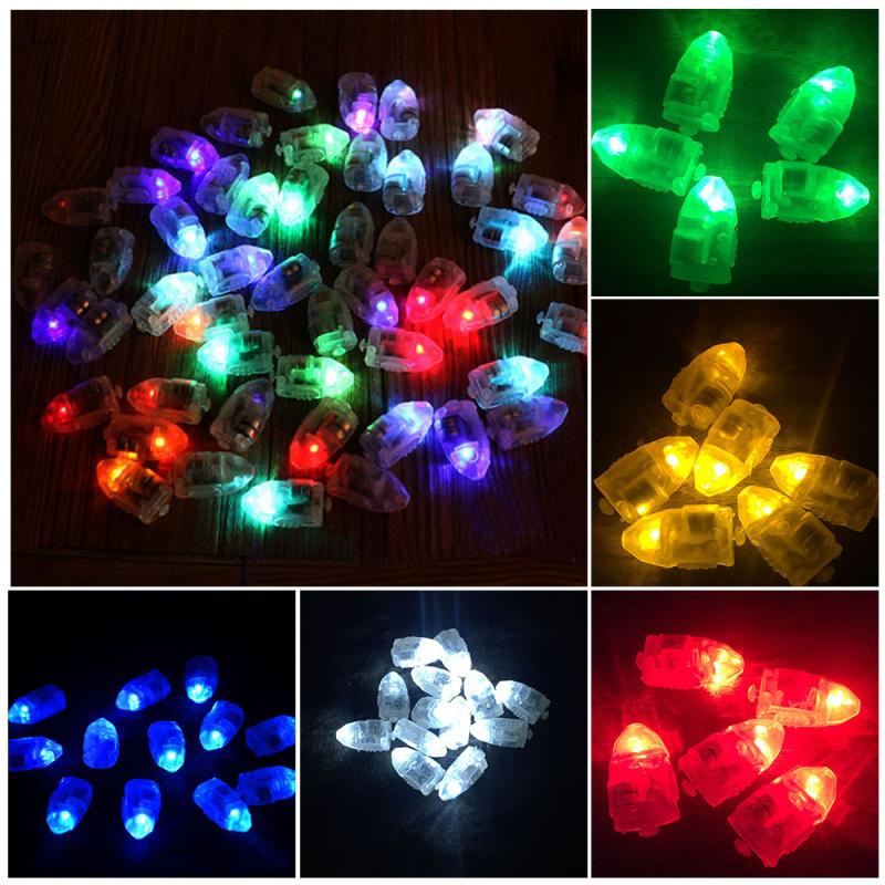 50 stk lotteri høy lys ballong led flash ballong lampe mini natt lampe bursdag papir lommelykt ballong dekorasjon