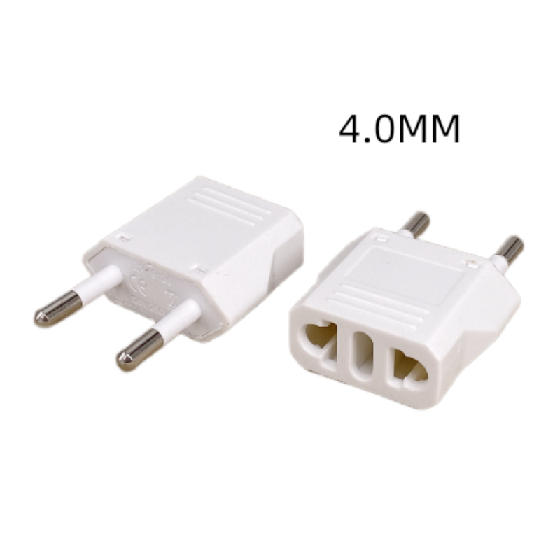 Vs naar eu stekkeradapter korea euro europees eu naar vs amerikaans australië rusland china reisadapter 2 -polige ac-omvormer stekker