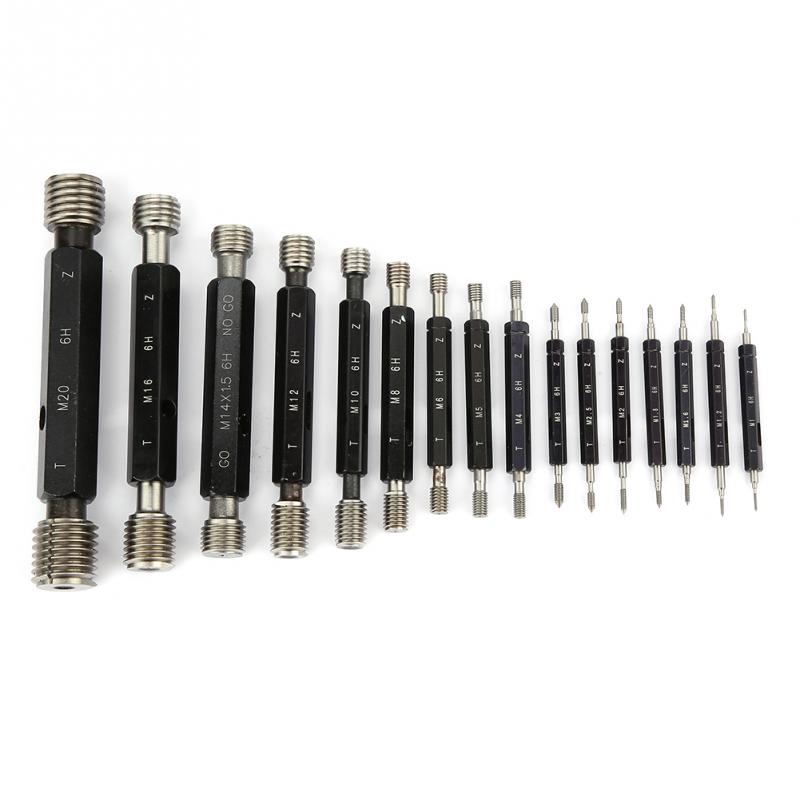 Steel Mer-cury Gage Thread Plug Gauge Double Screw Thread Plug Gauge or Taper Shank Thread Plug Gauge