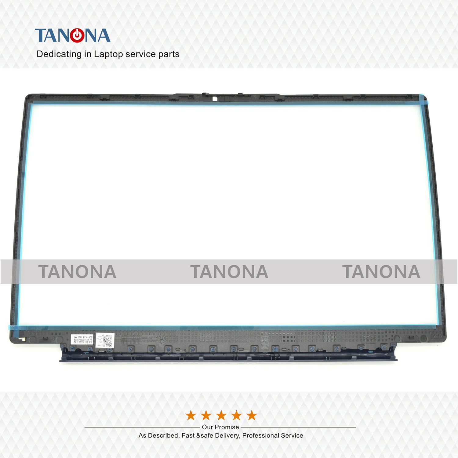 Original 5 cb 1 b 60414 5 cb 1 b 60415 för lenovo ideapad 3-15 itl 6 3-15 ada 6 3-15 alc 6 3 15 iau 7 3 15 aba 7 lcd-bakstycke bakre lock lcd-ram