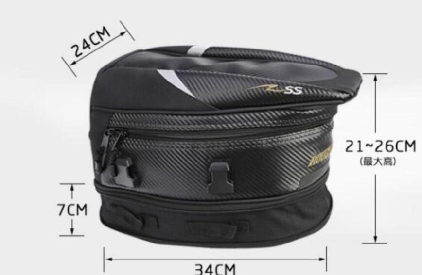 Motorsykkel baksetet bag baksetet hale bag hjelm bag regntrekk