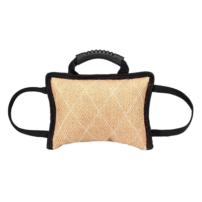 Durable Dog Training Bite Pillow German Shepherd Rottweiler Interactive Toy Playing Chewing Training Teeth Cleaning Toys: Yellow