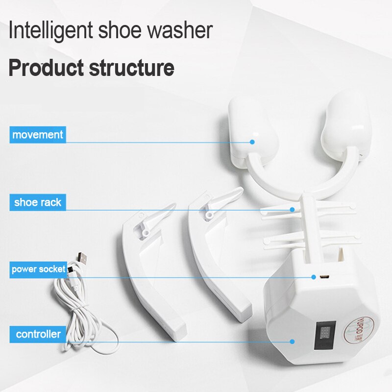 Ultraschall schuh waschmaschine tragbar schuh waschmaschine Automatische hause schuh reinigung maschine schuhe reinigung ausrügestochen für 3-5 Paare