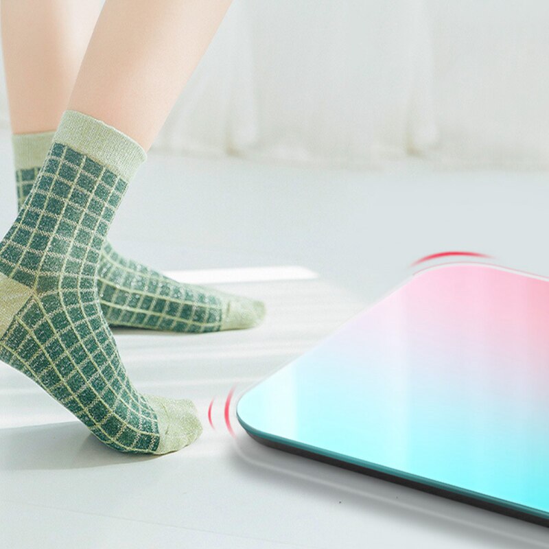 Body Scale Gradient Color Body Weight Scales Bathroom Floor Scales Body Weighing Bath Scale Digital Lcd Smart Electronic