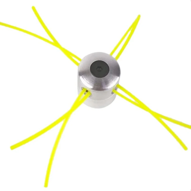 Gereedschapsonderdeel Voor Grasmaaier Cilindrisch Gras Kop Strimmer Kop Zilver Aluminium Trimmer Kopsnijder Accessoires