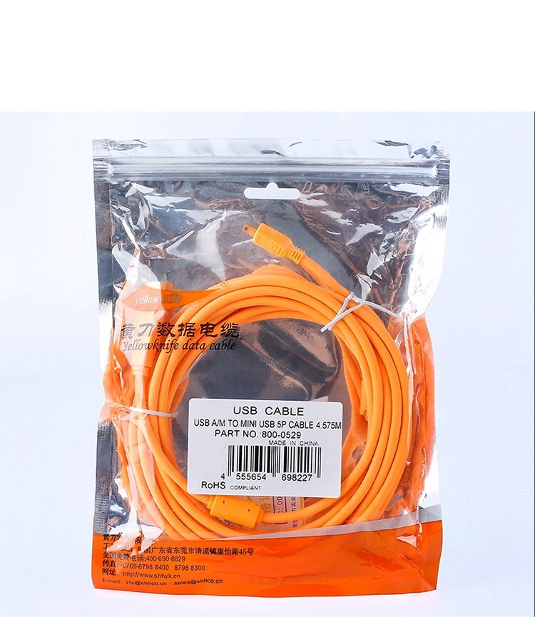 Mini Usb Naar Usb Snelle Data Charger Kabel Voor MP3 MP4 Speler Auto Dvr Gps Digitale Camera Hdd Mini Usb gegevens 1.5M 3 M 5M 8M 10M