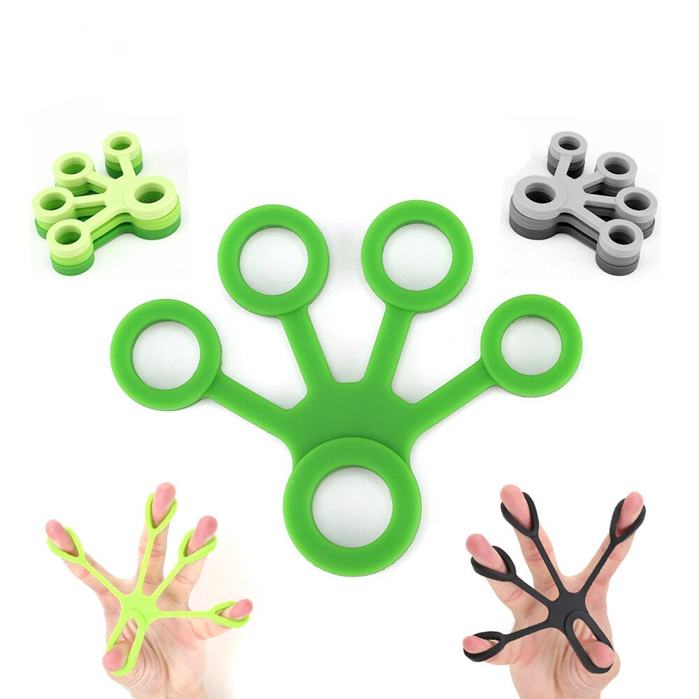 Expansor de mano de silicona de 3-4KG, ensanchador de entrenamiento para dedos, bandas de resistencia para muñeca, ejercicio, Fitness