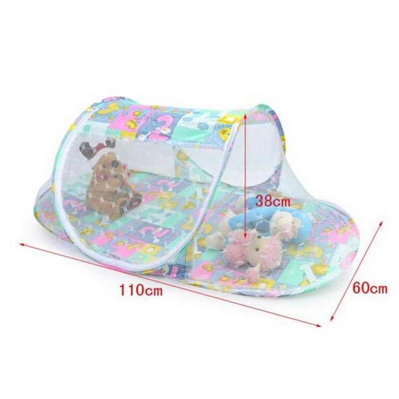 Zomer Kind Draagbare Baby Bed Crib Folding Klamboe Wieg Klamboe Kinderen Crib Klamboe 0-36 Maanden