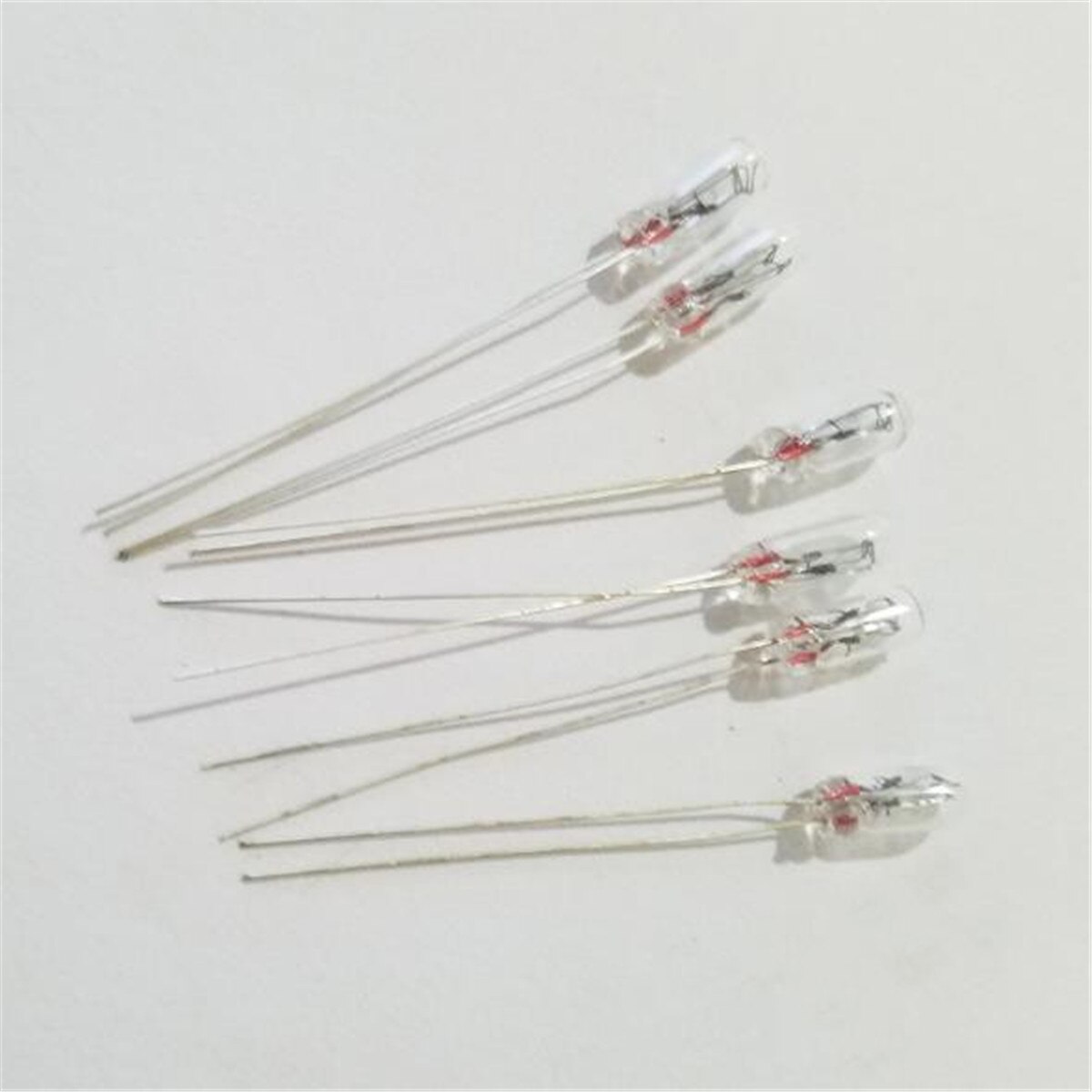 10 st miniatyr 3mm 6v 12v 24v lampa glödlampa edison glödtrådsris