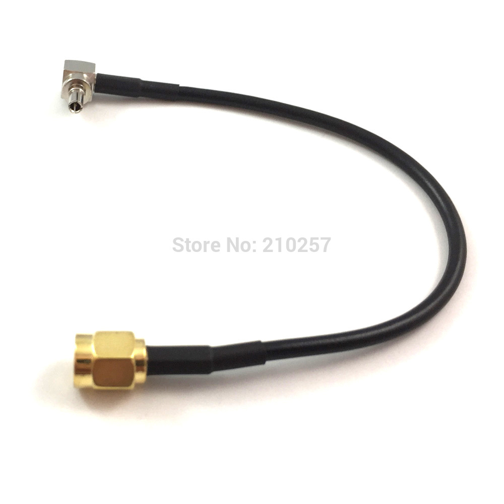 1 stks Crc9 Pigtail Connector Kabel RG174 Kabel 15 cm Crc9 naar rp-Sma Male Adapter Voor Huawei 3G 4G Modem