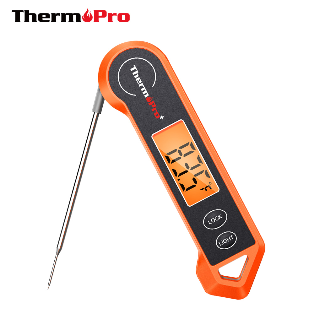 ThermoPro TP19H Waterproof Digital Instant Reading BBQ Thermometer Big Screen Meat Thermometer With Lock Function