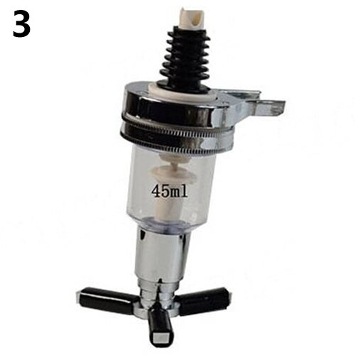 Flaska dispenser whisky väggmonterad vin alkohol sprit cocktail öl shot dispenser flaska 25/30/45ml vinavdelare: 45 ml