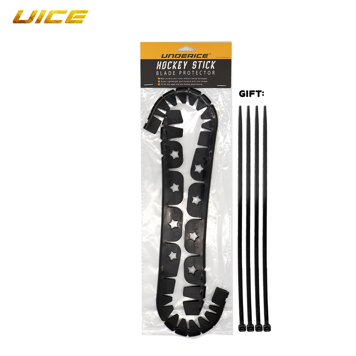 Hockeystickbladbeschermer, ijshockeysticktape voor training, pp-materiaal, hockeystickaccessoires: Lichtgeel