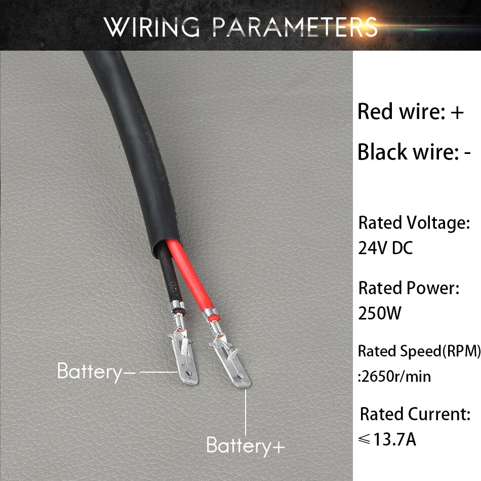 24V 250W DC Brushed Motor High-Speed For Electric Escooter Ebike Brushed Motor Ebike Motor Tricycle Accessories MY1016