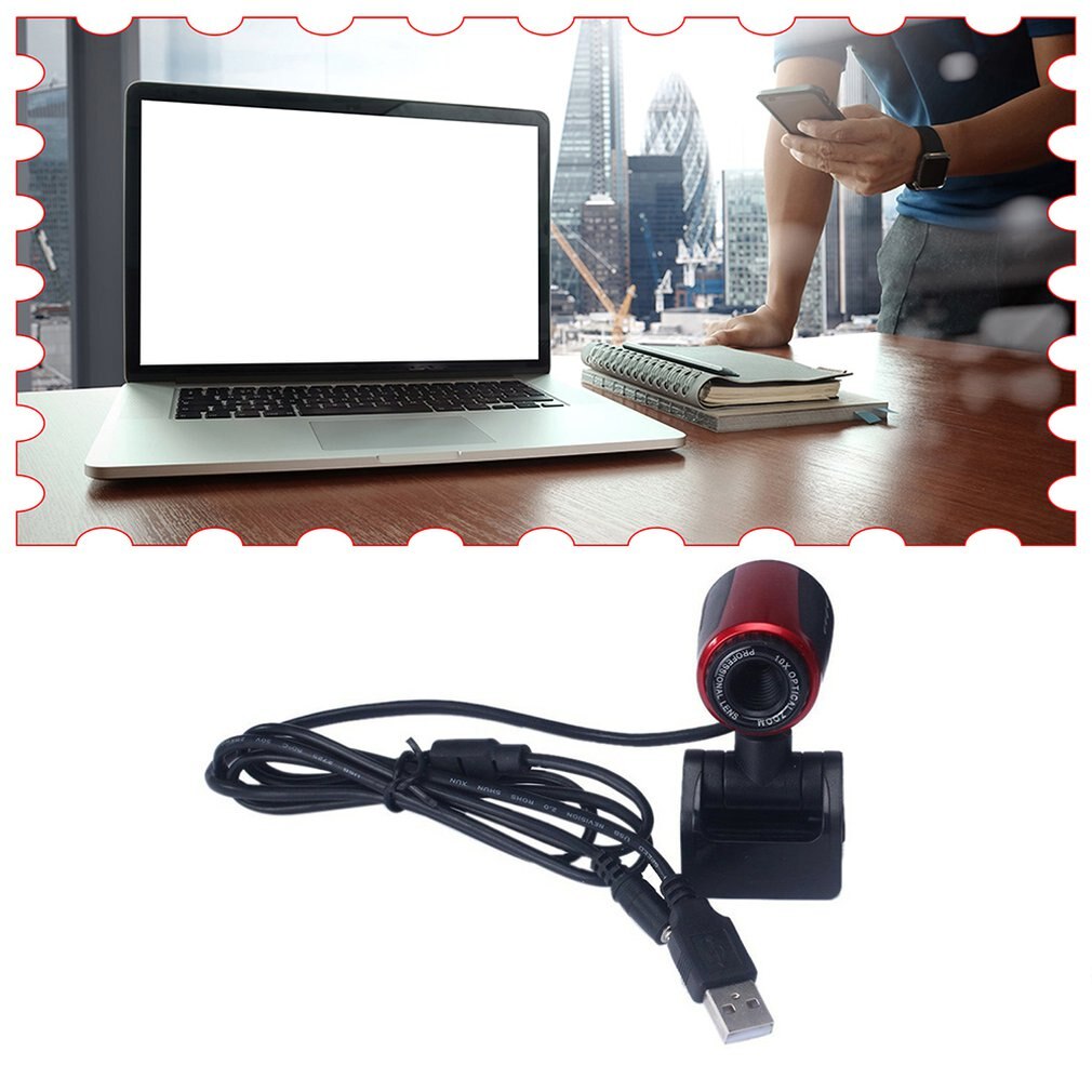 HD Webcam Kamera USB 2,0 Stock-freies HD Konferenz Video Netz Nocken Mit Fahrer Mikrofon MIC Für Computer PC Laptop