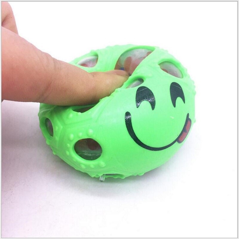 1PCS Funny Smiley Face Anti Stress Reliever Ball For Adult Mood Toys Squeeze Relief