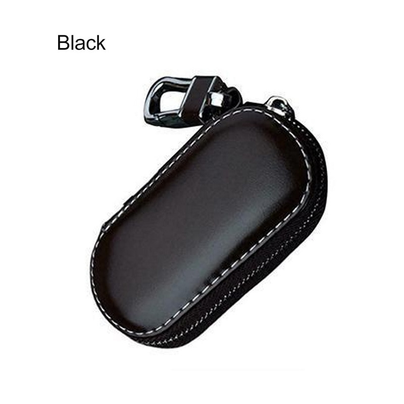 PU Leather Car Key Wallets Men Key Holder Housekeeper Keys Organizer Women Keychain Covers Zipper Key Case Bag Pouch Purse: B650183A