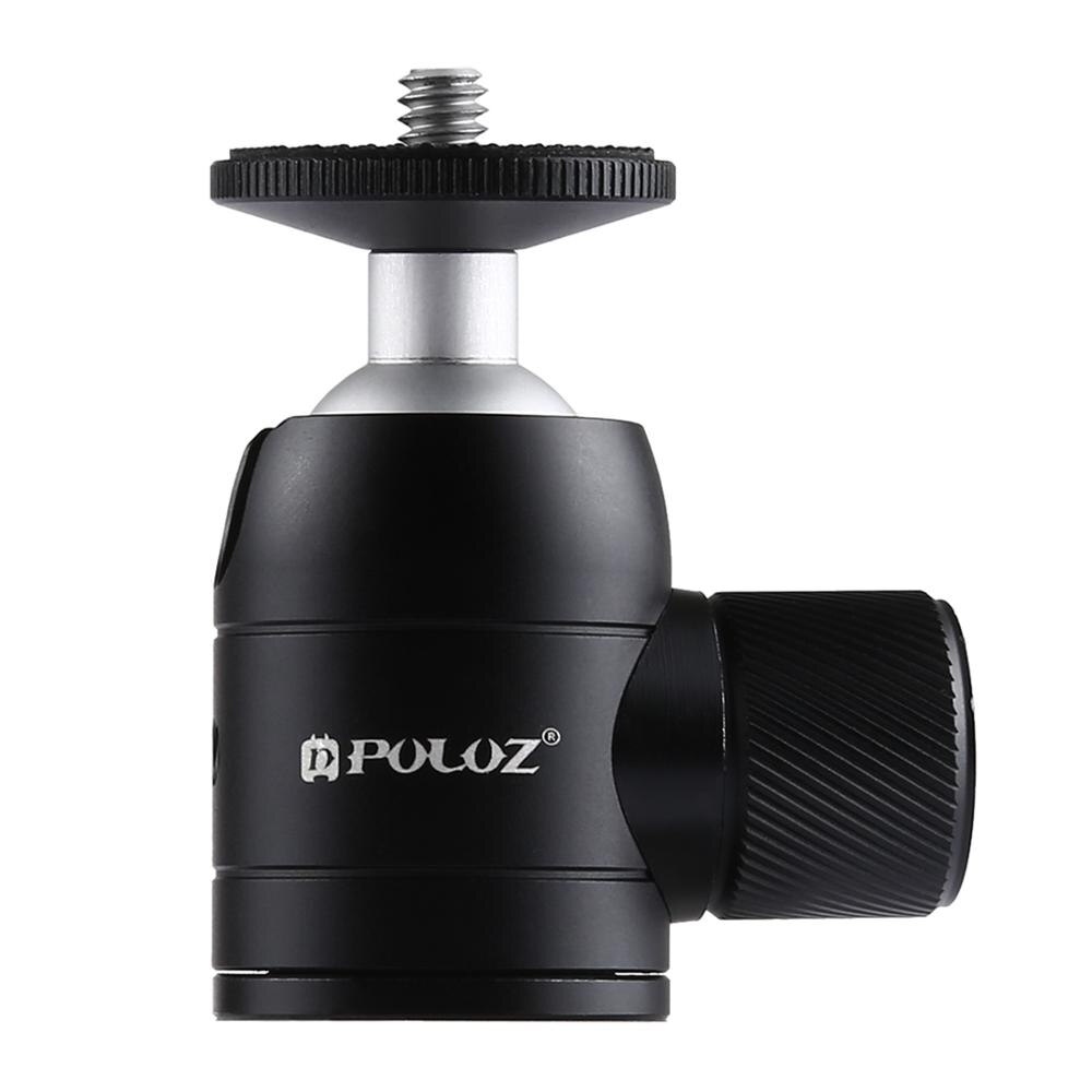 Puluz Mini 360 Graden Panoramisch 90 Graden Tilt Metalen Bal Hoofd Statief Voor Dslr En Digitale Camera 'S