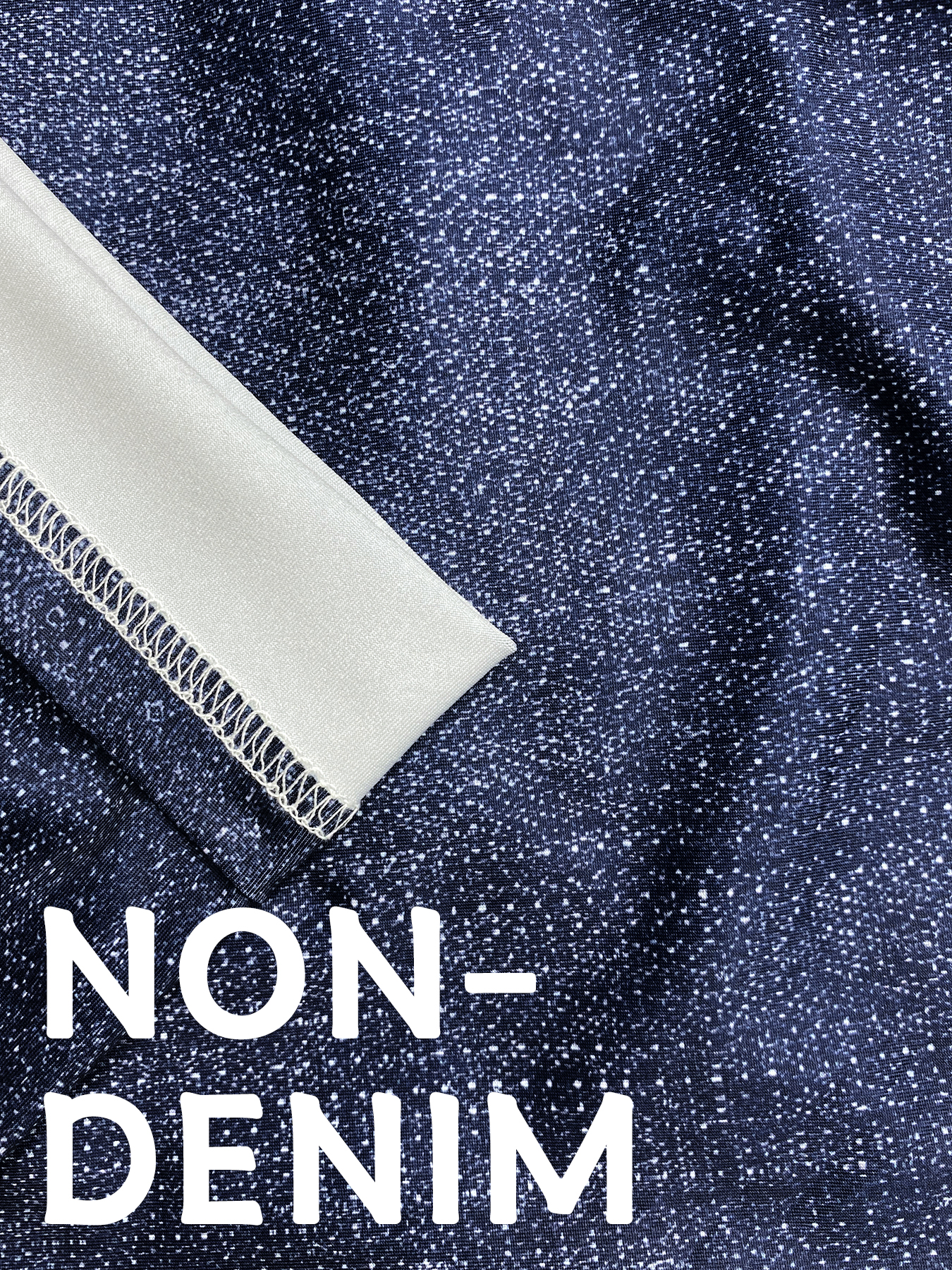 Leggings capri grande taille pour femmes, motif denim, à la et décontracté, haute élasticité pour court actif
