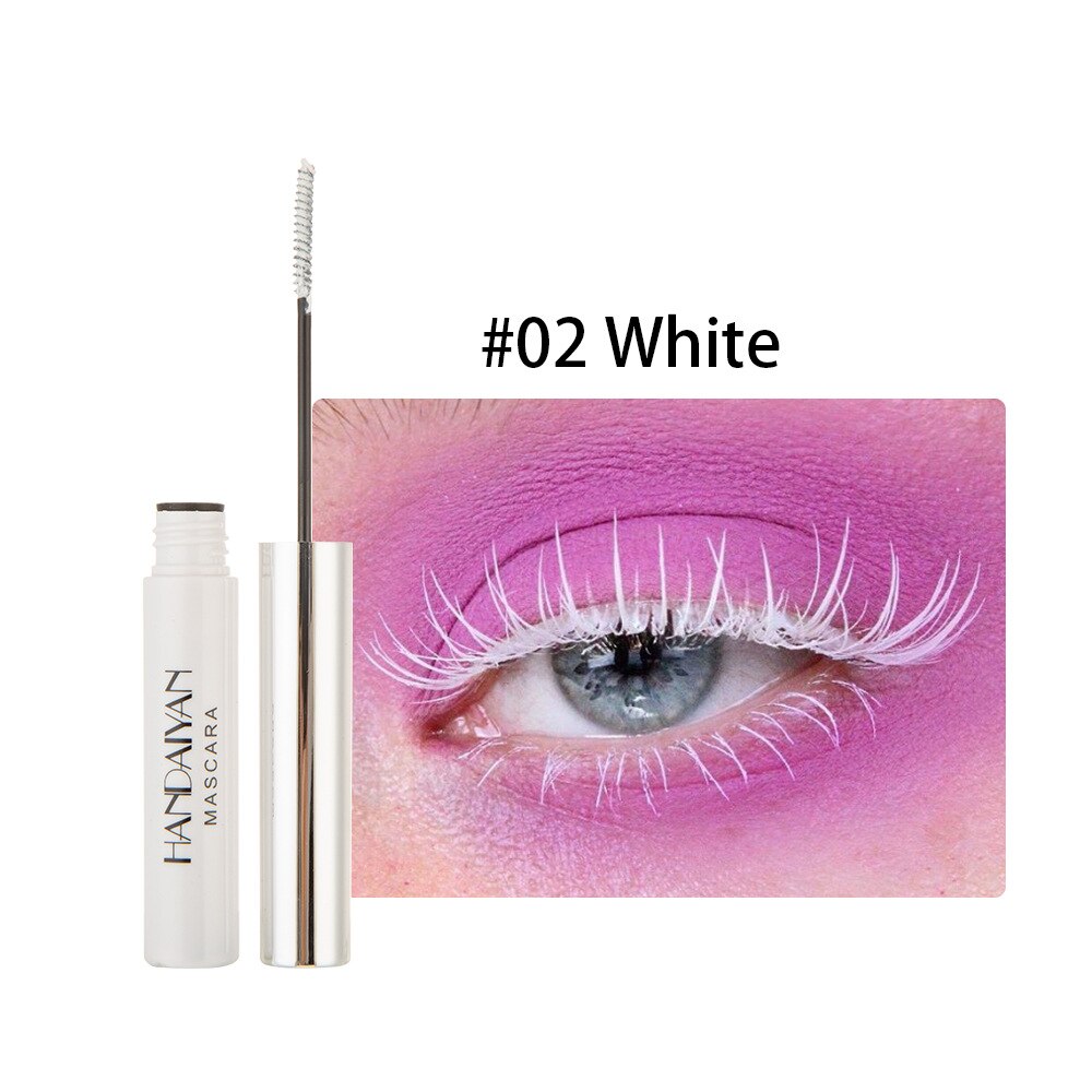 1pcs Color Mascara Waterproof 4d Silk Fibre Express Mascara Long-lasting Curling Lengthening Color Mascara 5ml: 2
