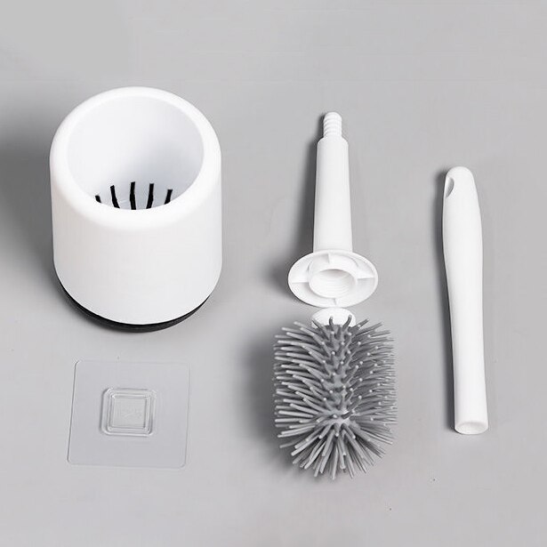 Bad Toilette Bürste Nein tot Ecke waschen Toilette Bürste lang handhaben zu tot Ecke Sanft Fell Mauer-montiert Heimat Toilette Reinigung einstellen