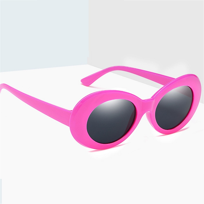 Clout Goggles Retro Sunglasses Women Red Pink Vintage Round Sexy Sun Glasses Kurt Cobain UV400 Eyeglasses Goggles