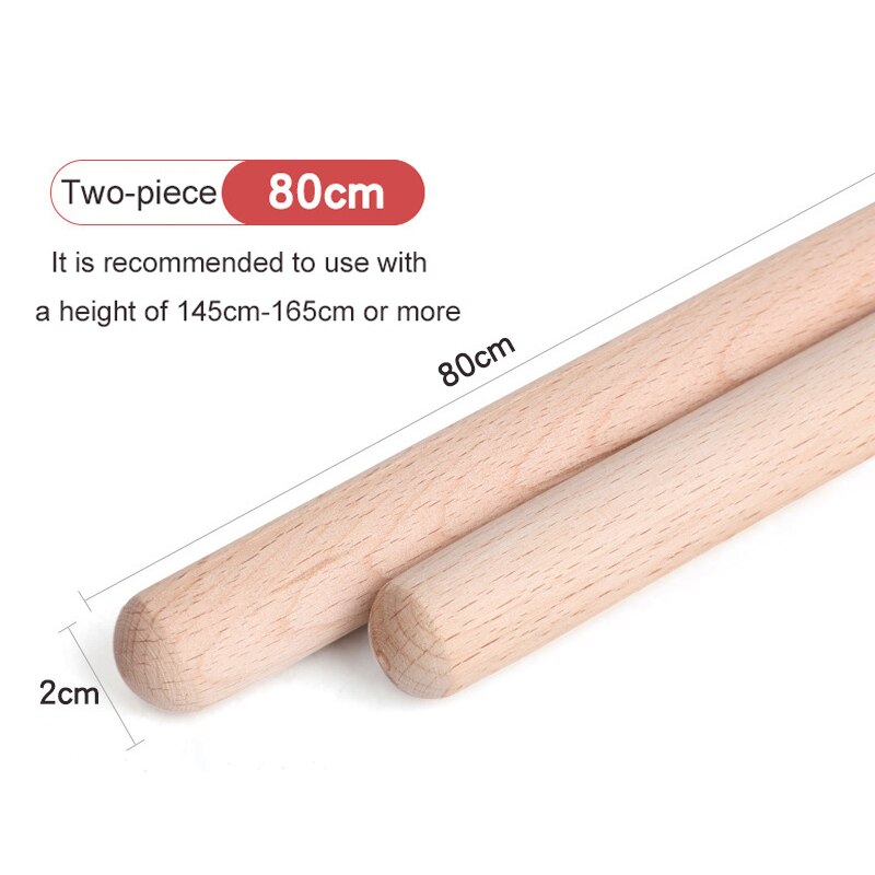 Yoga Sticks 2 Pieces of Indoor Sports Dancers Gymnasts Fitness Strapless Beautiful Back Durable Shaping Stretching Tools: 80cm