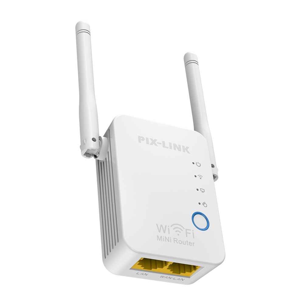 300Mbps PIXLINK Router Wireless WiFi Range Extender Booster ripetitore Wi-Fi ripetitore di segnale di rete antenne installazione semplice WR17