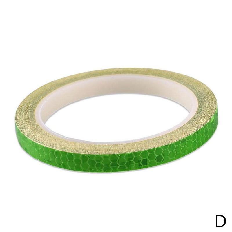 Bike Reflective Tape MTB Bicycle Reflective Sticker Adhesive Tape Bike Stickers Cool Mtb Bike Bicycle Cycling Weel Accessories: D