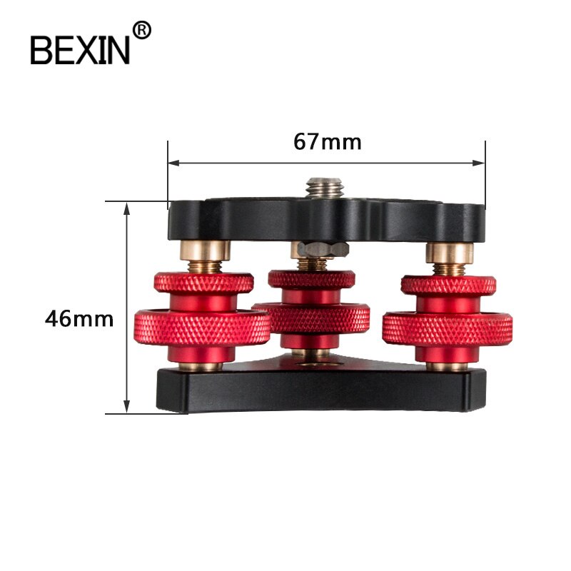 Fotografie Accessoires Camera Aanpassing Niveau Statief Mount Adapter Evenwichtige Schieten Quick Release Klem Voor Dslr Camera