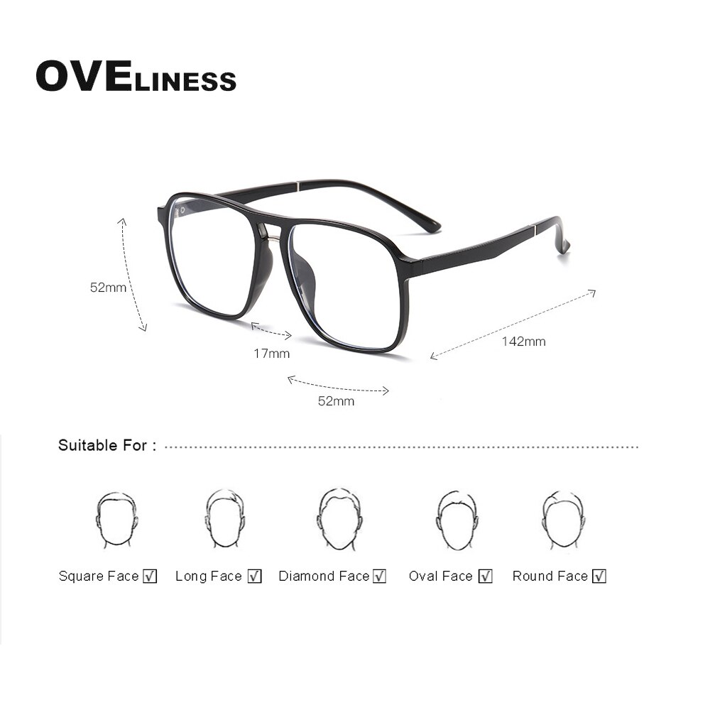 Anti Blue Light Glasses Men Bluelight Radiation Women TR90 Computer Gaming Glasses Blue Light Blocking glasses UV Eyewear frame