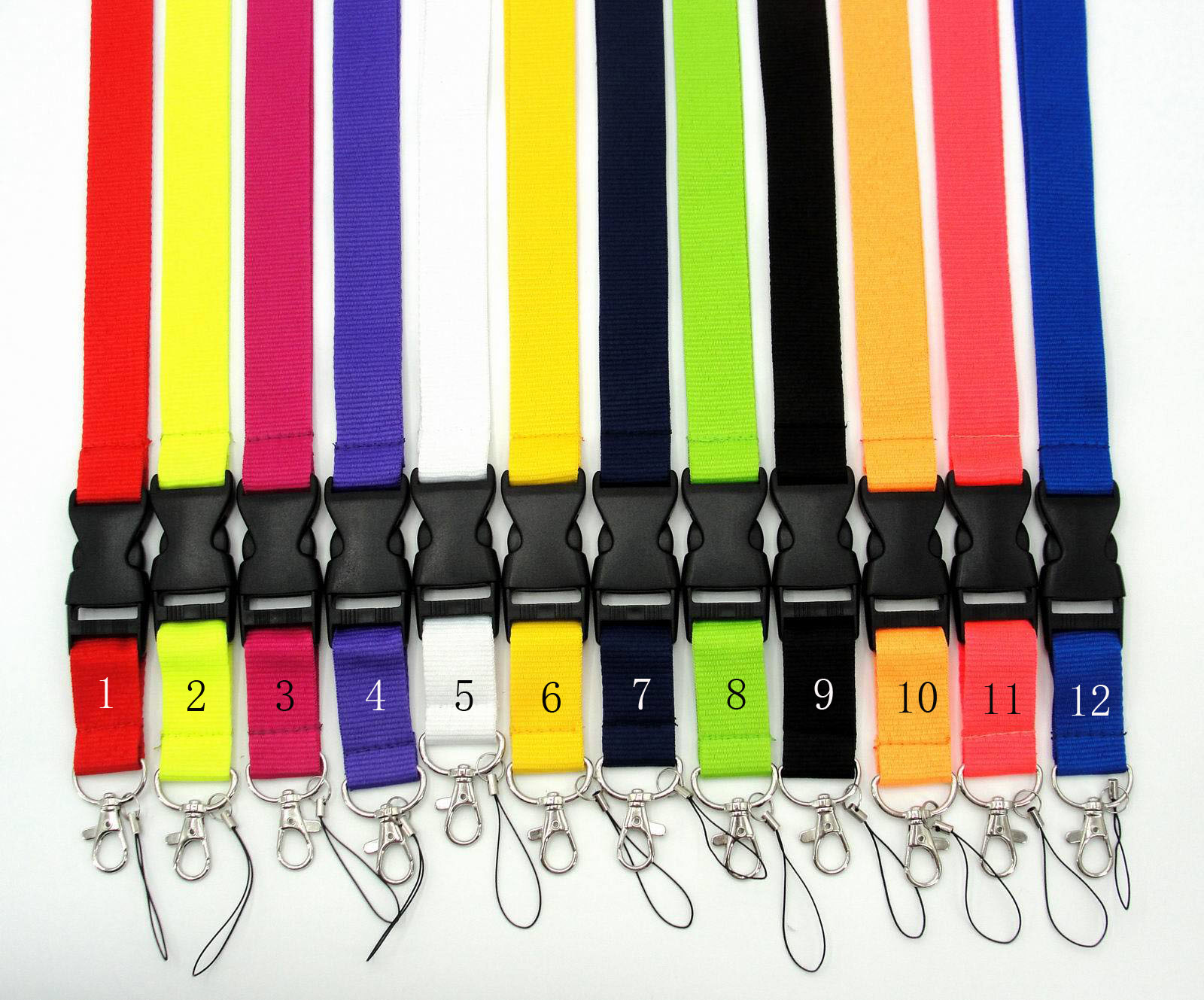 Lyxig färg nyckelring tag rem hals remmar nyckelband för nycklar id-kort pass mobiltelefon usb badge hållare gör det själv hänga rep sele: 09