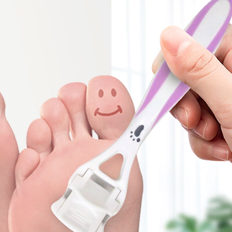 1 stücke kunststoff Hand Pedikübetreffend einstellen Fuß Schälmaschine Professionelle Peeling Fuß Pflege Schwielen Fuß Hobel Pedikübetreffend Messer Werkzeug