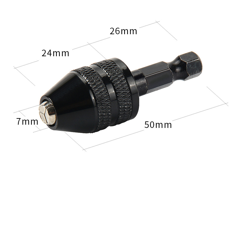 Portabrocas con mango hexagonal multifuncional, rango de sujeción de 0,3-3,6mm, accesorios de molino eléctrico, adaptador de herramienta, broca eléctrica