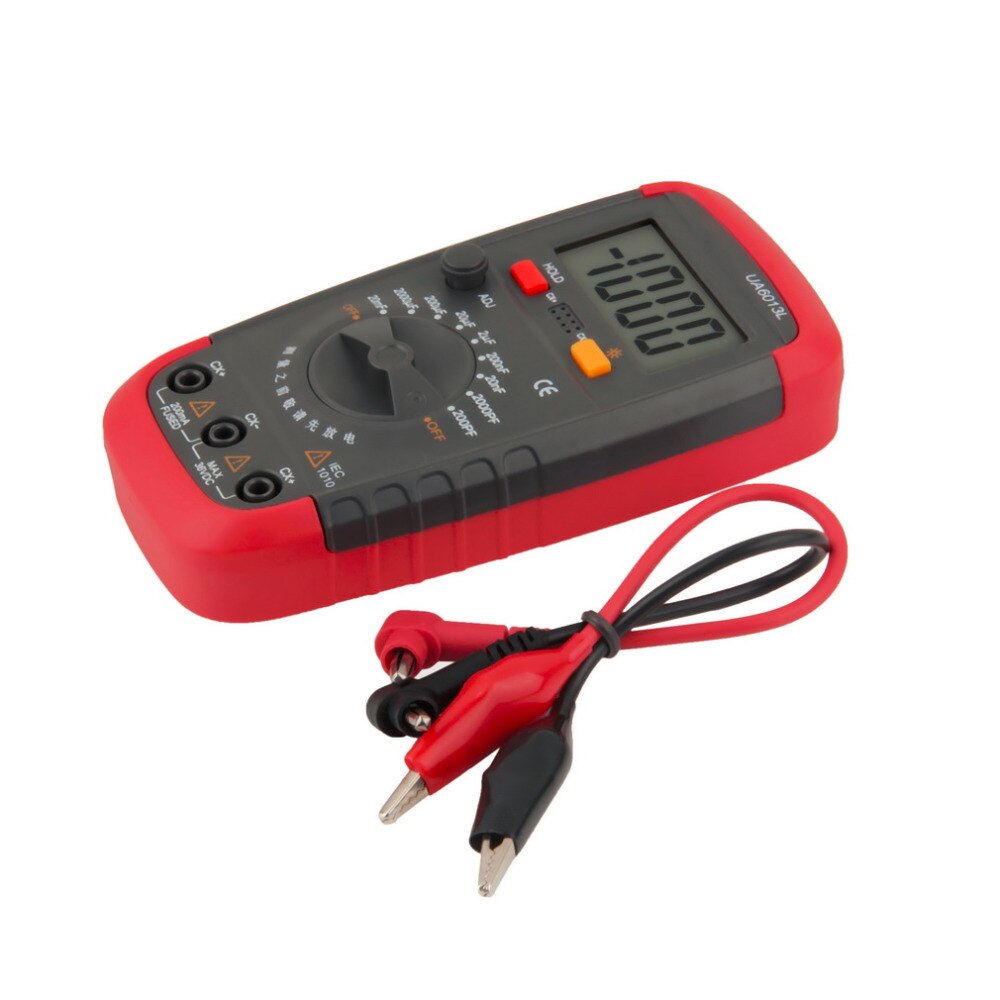 1 Pc UA6013L Auto Range Digital LCD Capacitor Capacitance Test Meter Multimeter Measurement Tester Meter Brand