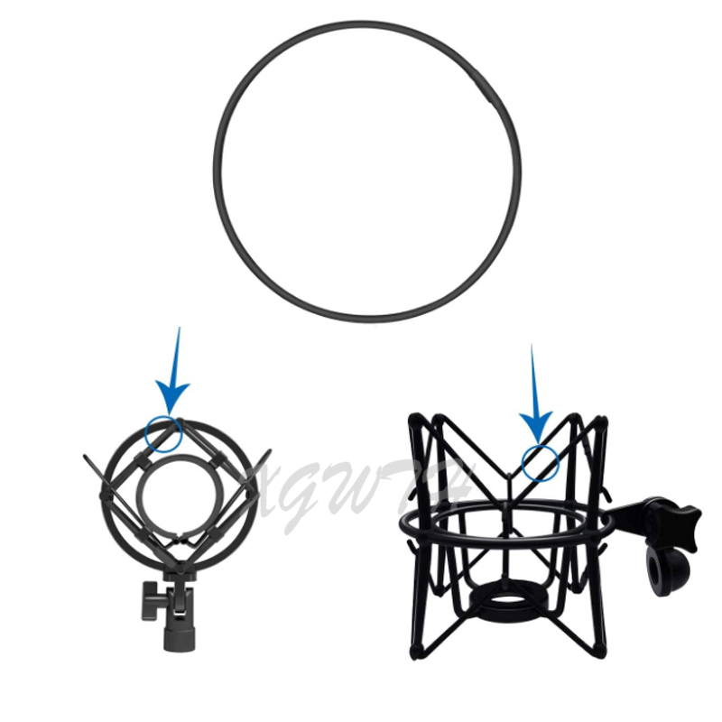 Sangle élastique universelle en caoutchouc pour Microphone d'enregistrement, pour NEUMANN U87 U 87 Ai U87Ai, support araignée de Suspension, 2 pièces