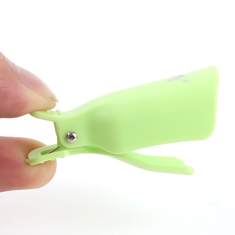 10 stk. plastik negle iblødsætning hætteklips uv gel lakfjerner wrap værktøj neglekunst tips neglelakfjerner klips manicure værktøj