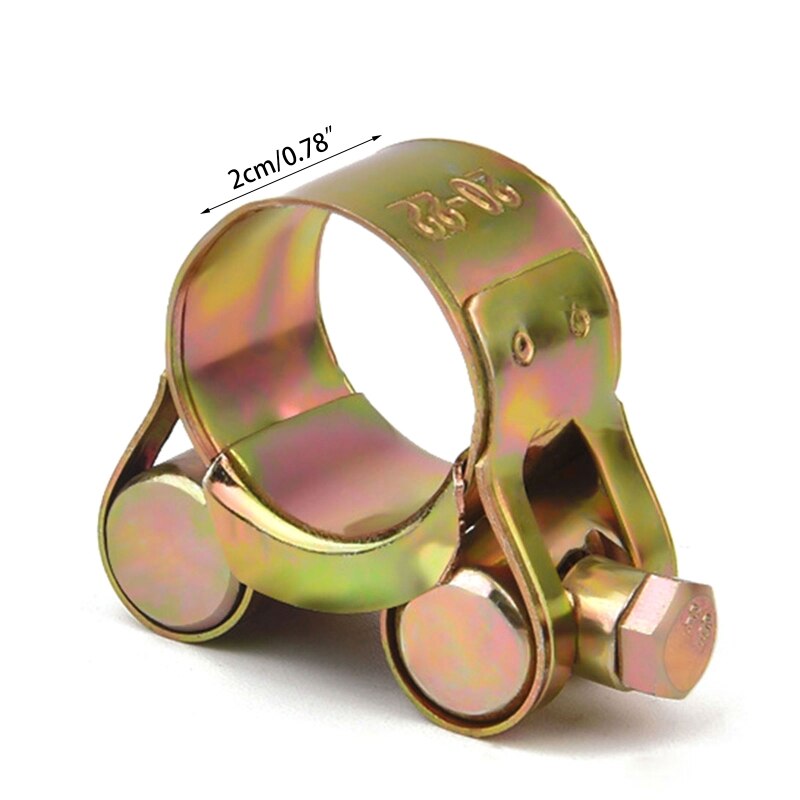 Adjustable Carbon Steel Worm Gear Hose Clamp Fuel Line Clamp for Water Pipe/Plumbing/Automotive/Mechanical Application