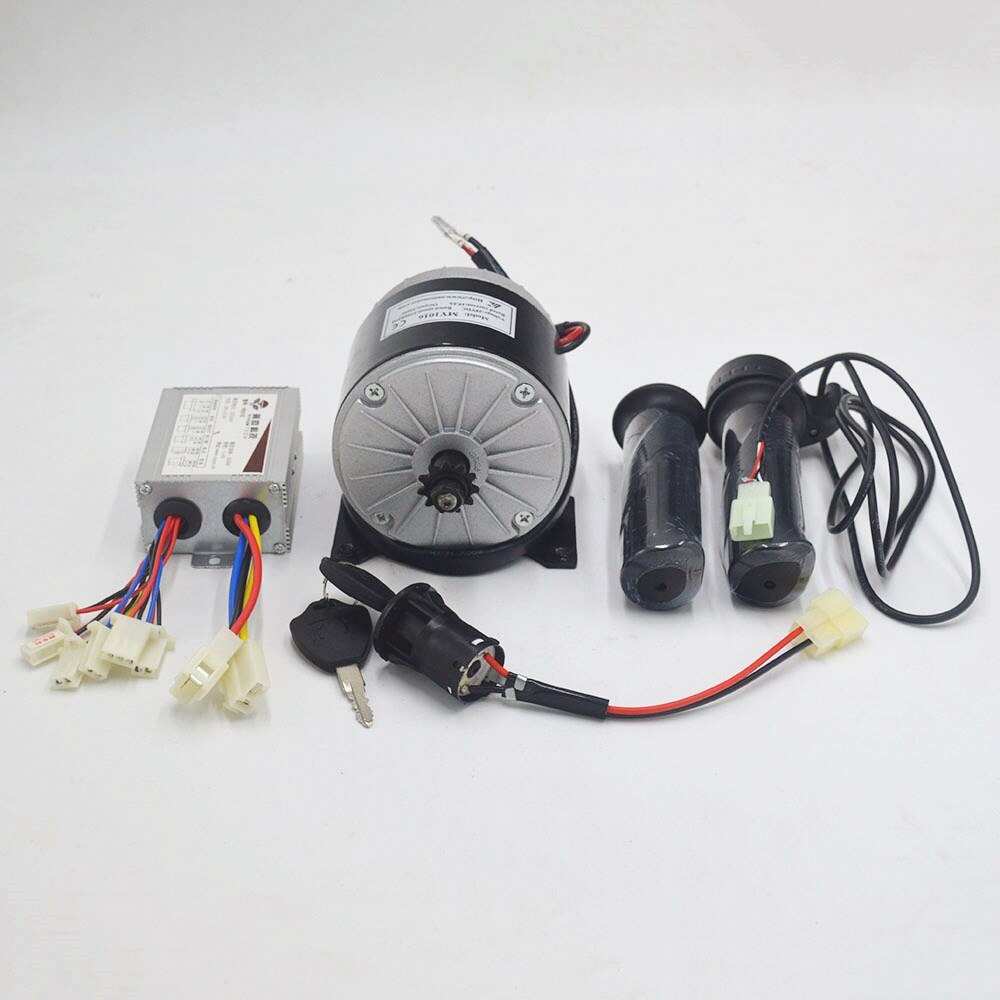 Kit de conversión de motor eléctrico MY1016, para bicicleta eléctrica/scooter/Triciclo, 24V, 350W: 24V 350W Kit 2