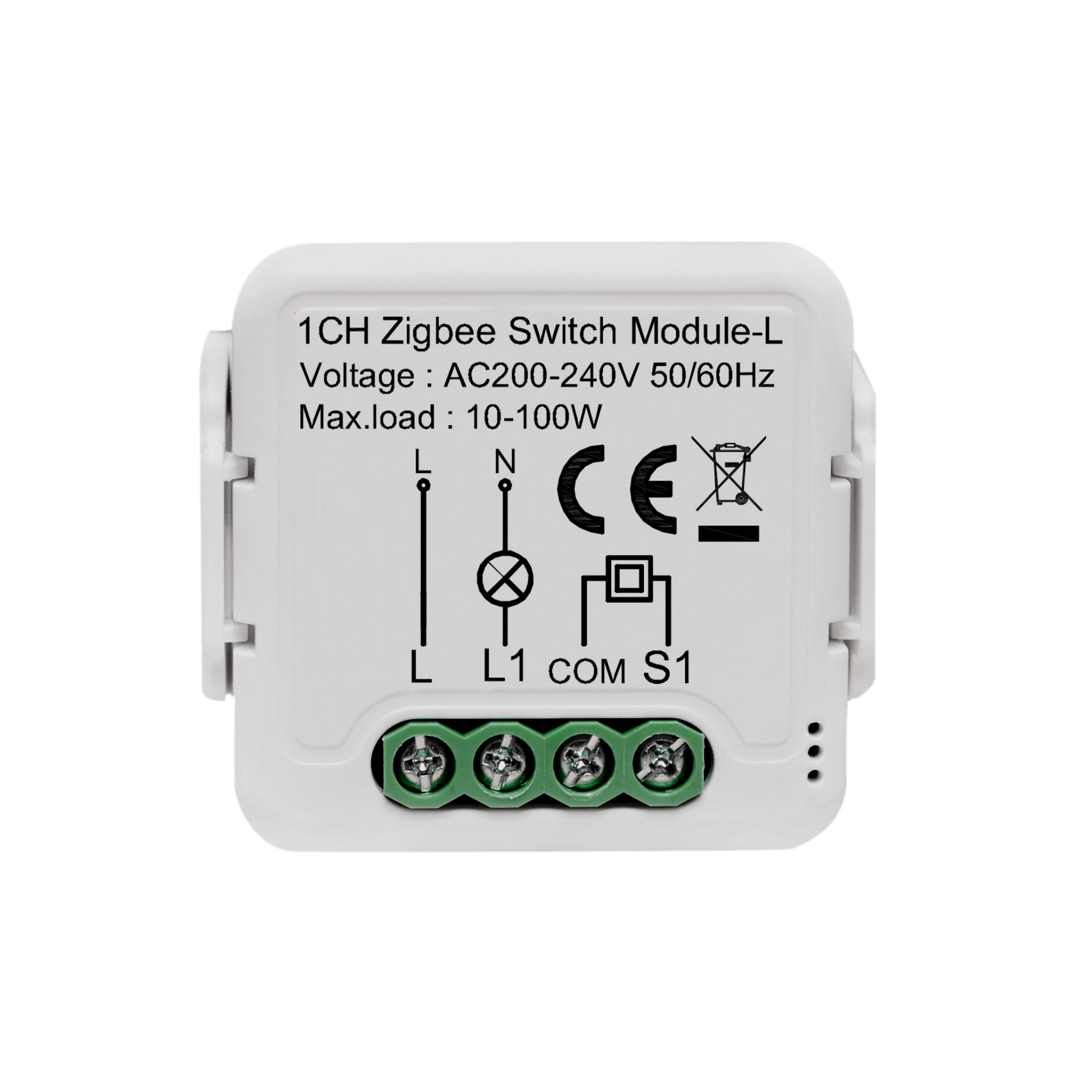 1/2/3 gang mini tuya zigbee inteligente módulo interruptor de luz vida inteligente/tuya app controle sem neutro/neutro: 1 gang no neutral