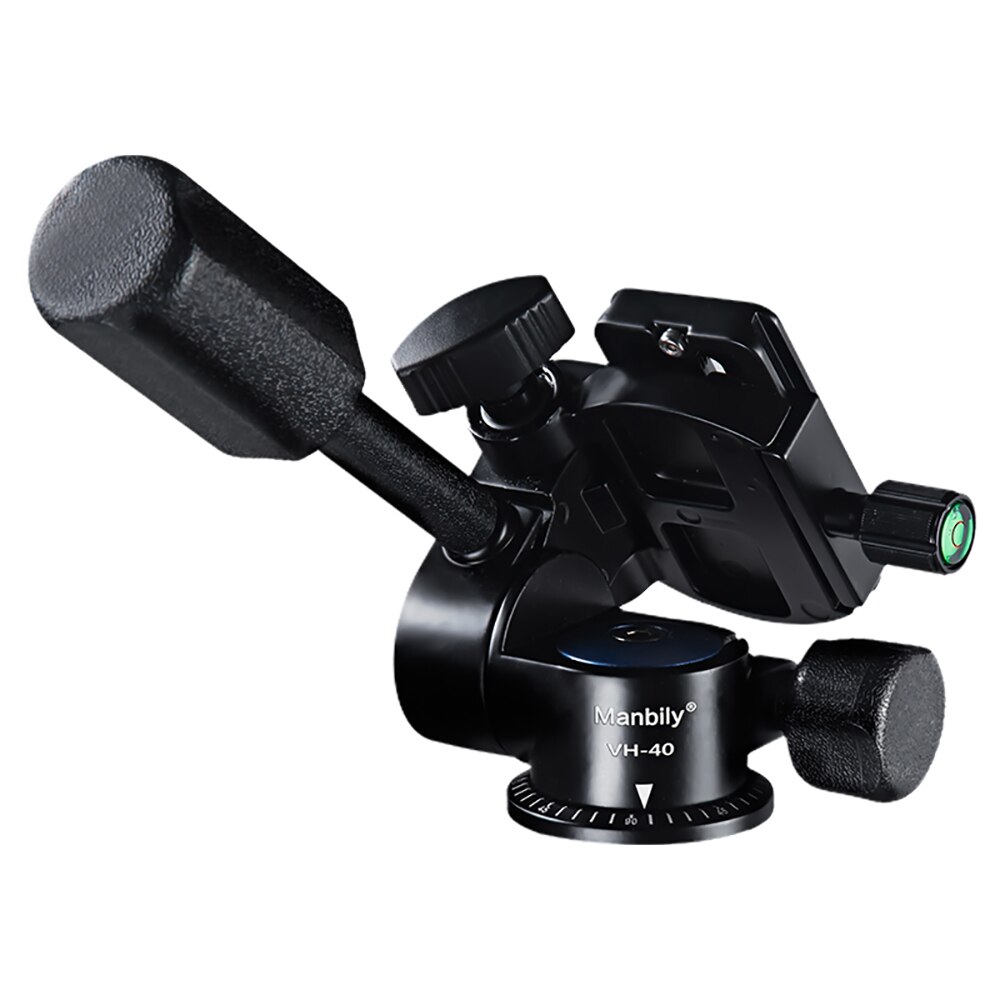 Manbily VH-40 Professionale Mini Del Telefono Video Testa Treppiedi Trascina Fluid Pan Testa 1/4 "A Vite