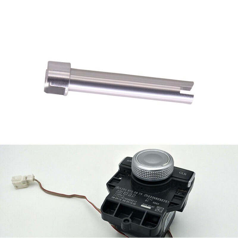 Aluminiumslegering bilknop pin værktøj tilbehør til mercedes benz  w204 w212 x204 1 stk auto konsol controller
