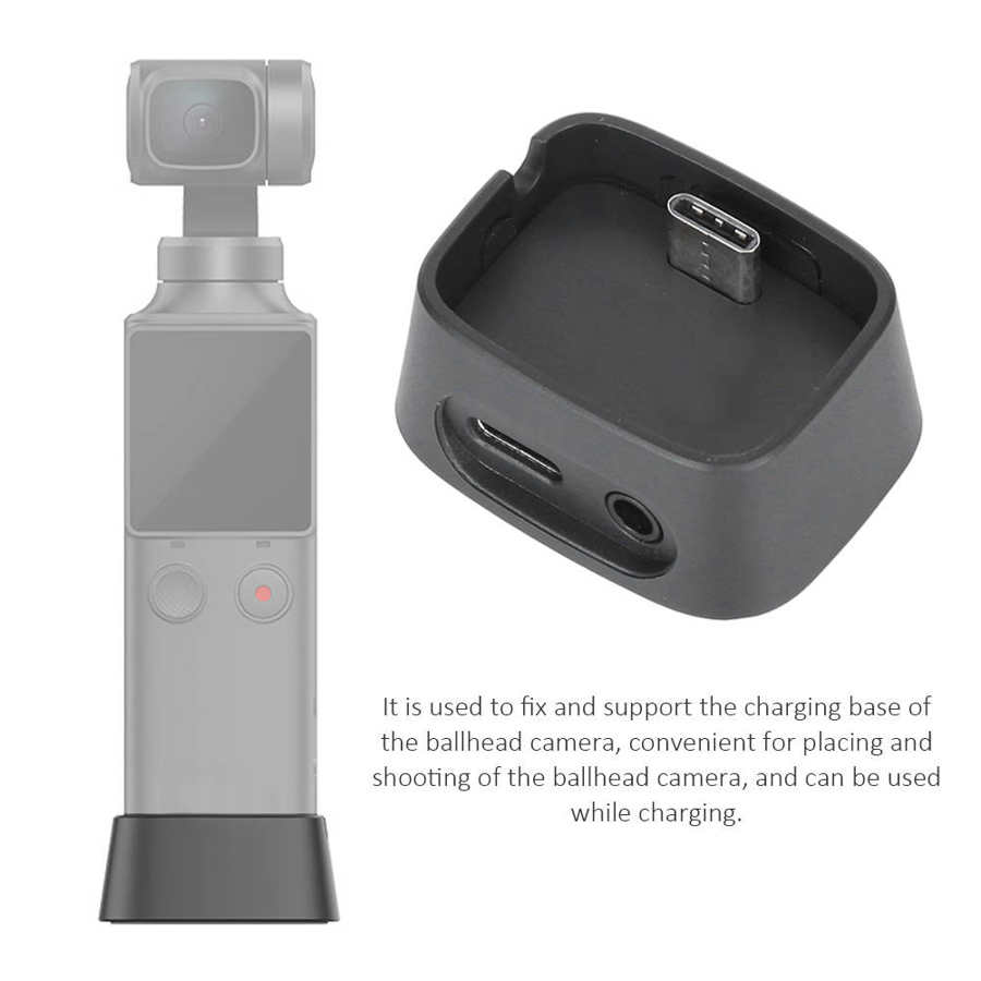 Accessoire portatif d'adaptateur de chargeur de dispositif de Base de charge pour l'appareil-photo de tête de boule de paume de FIMI