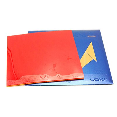 Loki rxton5 borracha pegajosa de alta elasticidade, pips vermelho em borracha de pingue-pongue resistente de alta densidade para atacar/laço: 1pc Red