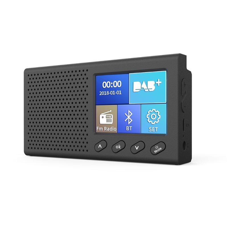 Mini Tragbare DAB Empfänger FM Radio Bluetooth 4,2 Musik-Player Unterstützung 3,5mm Stereo Audio Ausgang Funktion